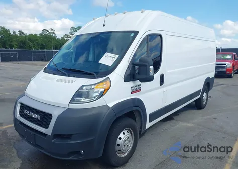 2020 Ram Promaster 3500 High Roof 159 Wb из США, поврежденный, VIN 3C6URVHG6LE110818